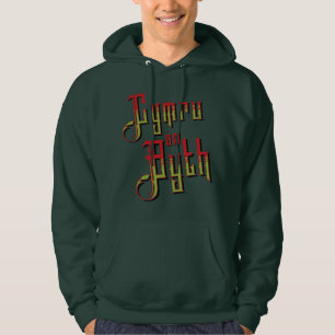 Moletom Com Capuz Cymru Am Byth. Wales Forever Hoodie