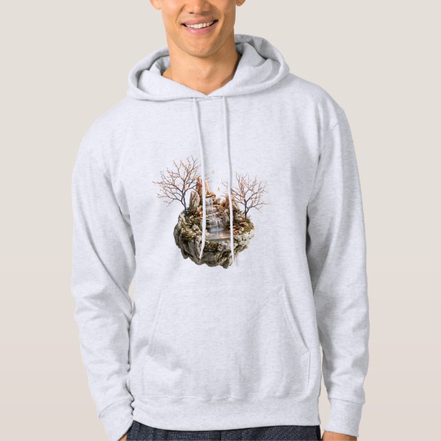 Moletom com Capuz da Fantasia da Cachoeira da Ilha (Frente)