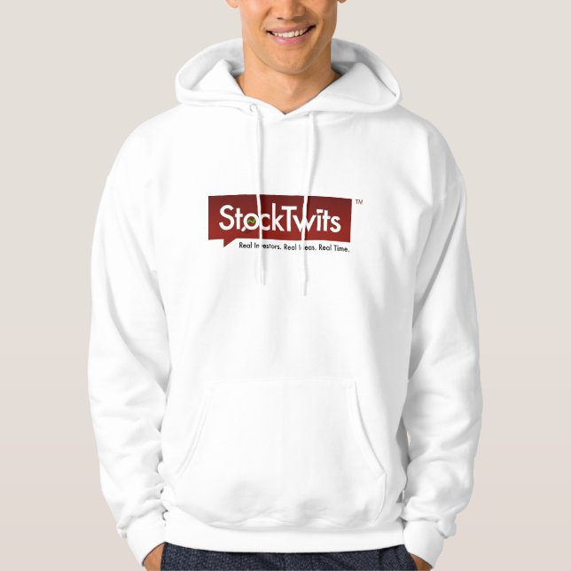 Moletom Com Capuz Da "rocha Hoodie de StockTwits para fora" (Frente)