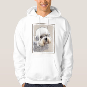 Moletom Com Capuz Dandie Dinmont Terrier pintando arte canina origin