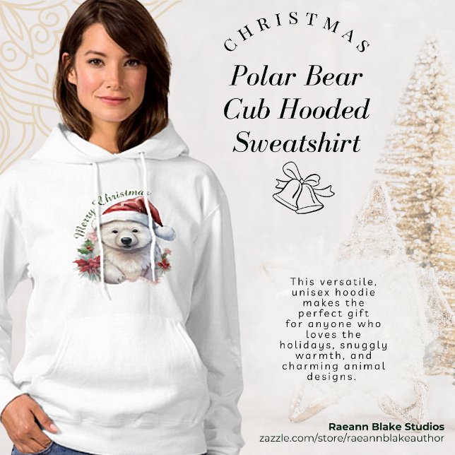 Moletom com Capuz de Filhote de Urso Polar de Nata (Criador carregado)