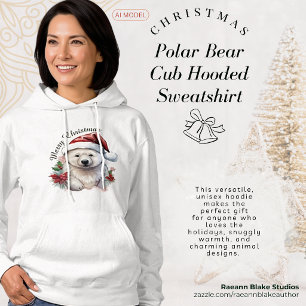 Moletom com Capuz de Filhote de Urso Polar de Nata