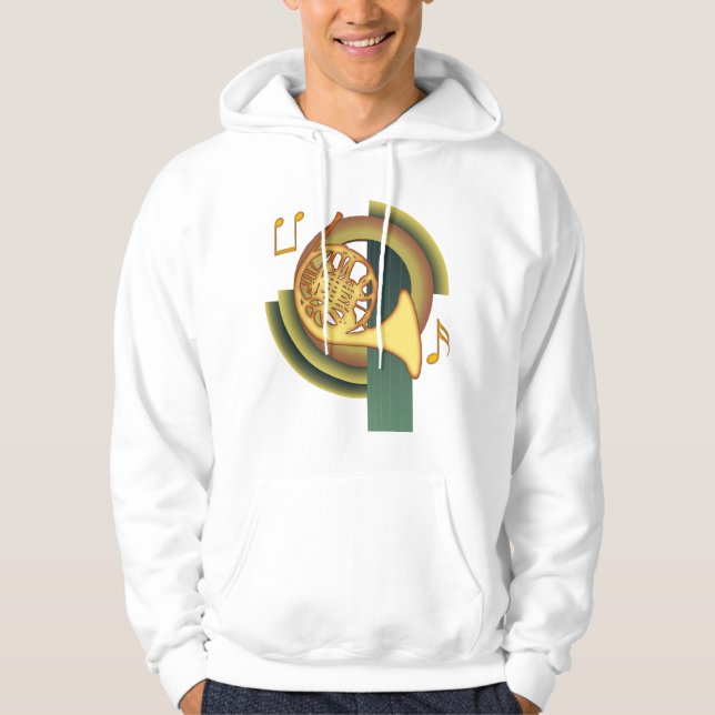 Moletom Com Capuz Deco de Trompa (Frente)