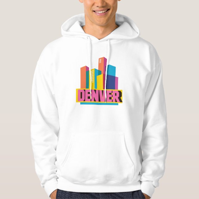 Moletom Com Capuz Denver no design (Frente)