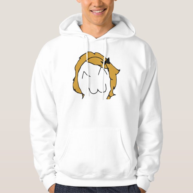 Moletom Com Capuz Derpina (sorriso) de Kitteh - Hoodie (Frente)