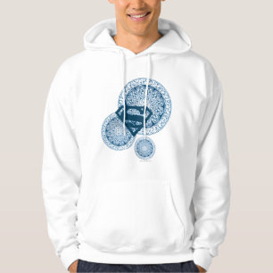Moletom Com Capuz Design azul do círculo de Supergirl