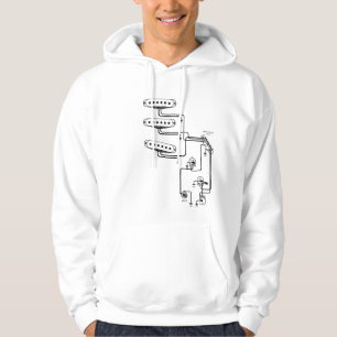 Moletom Com Capuz diagrama de fiação da guitarra elétrica