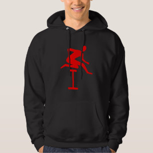 Moletom Com Capuz Dificuldade - Vermelho