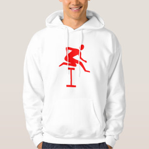 Moletom Com Capuz Dificuldade - Vermelho