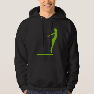 Moletom Com Capuz Divisória - Verde marciano