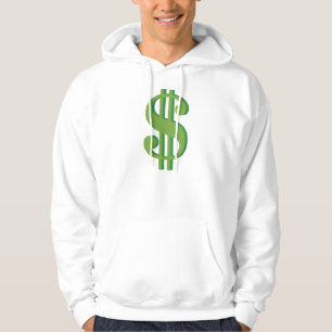 Moletom Com Capuz Dolar, sinal, 3D