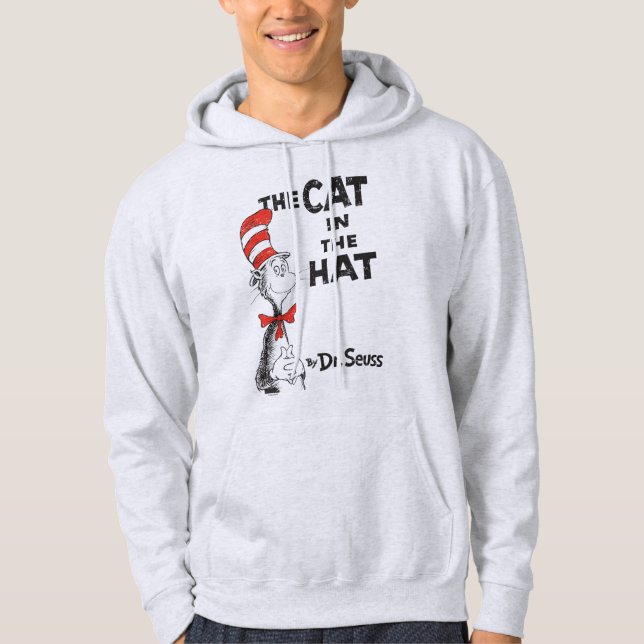 Moletom Com Capuz Dr. Seuss | O Gato no Chapéu (Frente)