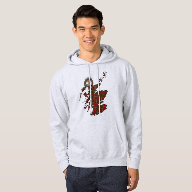 Moletom Com Capuz Drummond Clan Crachá Adulto Hoodie (Frente Completa)