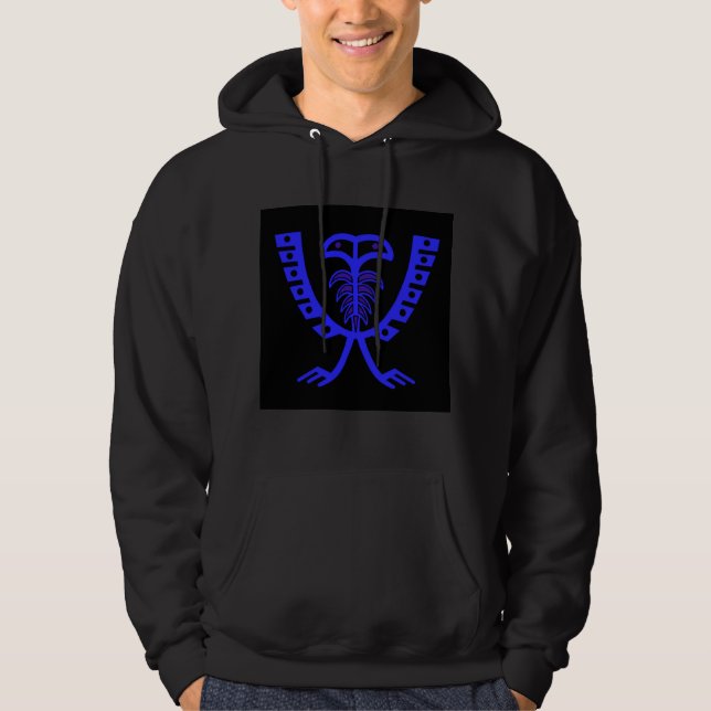 Moletom Com Capuz Duas Águia Azul (Frente)