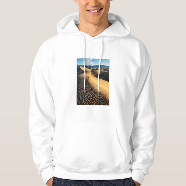 Moletom Com Capuz Dunas de areia em Death Valley, CA (Frente)
