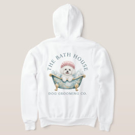 Moletom com capuz e zíper para Groomer de Bichon F