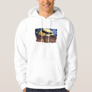 Moletom Com Capuz Eagle & Hoodie dos animais selvagens da fantasia