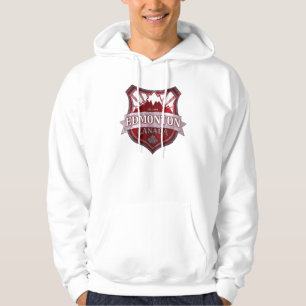 Moletom Com Capuz Edmonton Canada red grunge shield cara hoodie