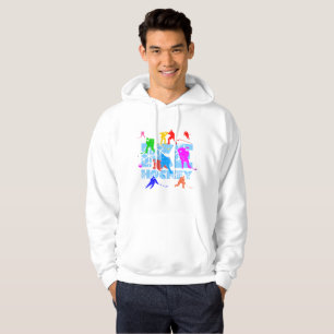 Moletom Com Capuz Elegante engraçado do hóquei em gelo