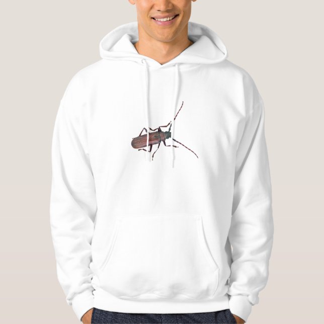 Moletom Com Capuz Elementos de coordenação do besouro Longhorn (Frente)