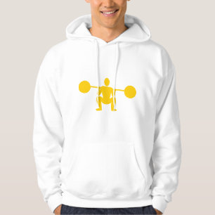 Moletom Com Capuz Elevador de peso 01 - âmbar