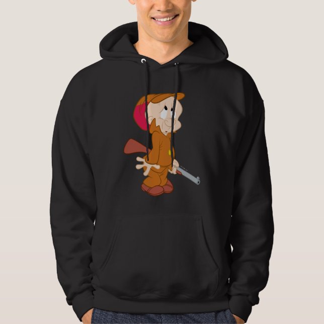 Moletom Com Capuz ELMER FUDD™ | Pose Assustado (Frente)