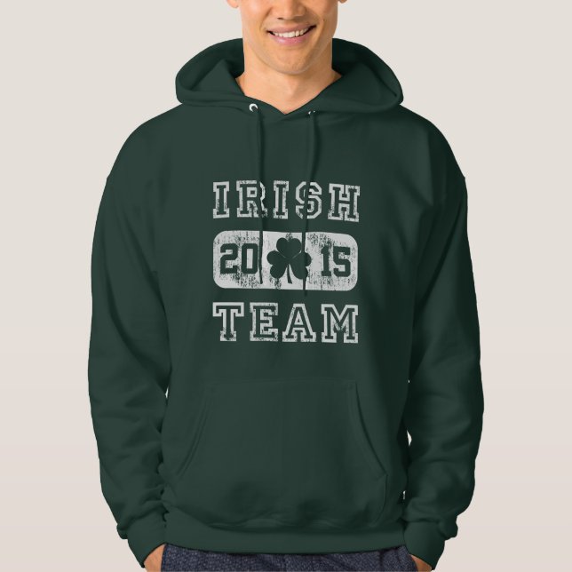 Moletom Com Capuz Equipe Irlandesa 2015 (Frente)