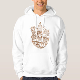 Moletom Com Capuz Escute o Hoodie da tinta de Brown das raizes