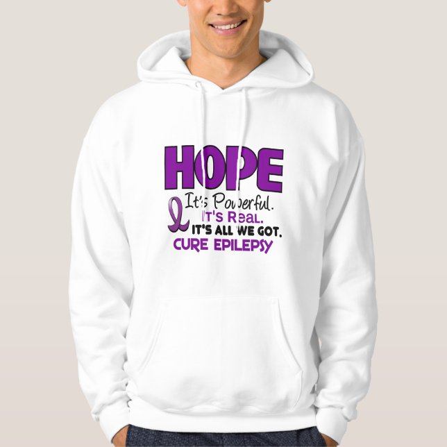 Moletom Com Capuz ESPERANÇA 1 da epilepsia (Frente)