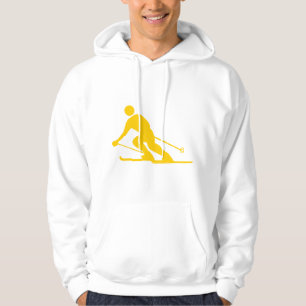 Moletom Com Capuz Esqui - âmbar