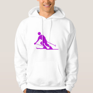 Moletom Com Capuz Esqui - roxo