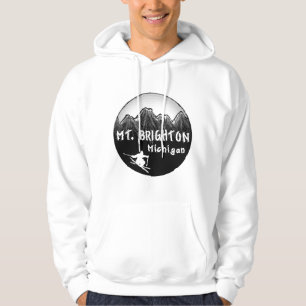 Moletom Com Capuz Esquiador do Mt. Brigghton Michigan