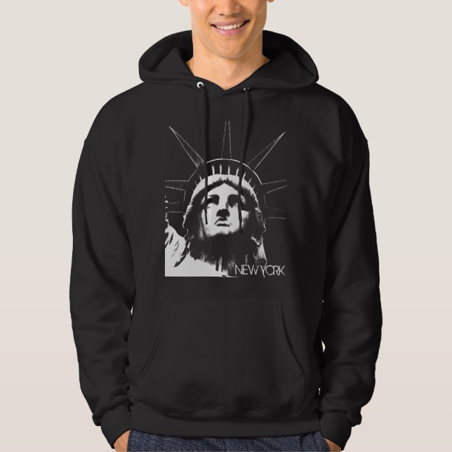 Moletom Com Capuz Estátua da Liberdade Hoodie Legal NY Shirt Souveni (Frente)