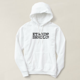 MOLETOM COM CAPUZ ETAOIN! SHRDLU!