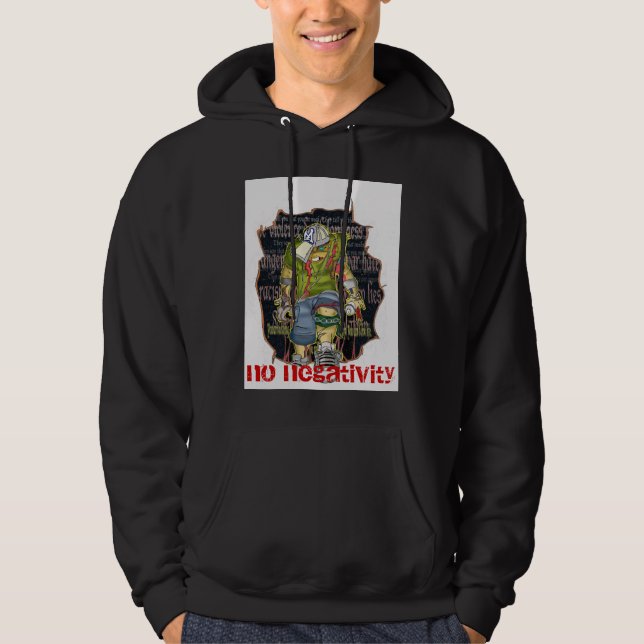 Moletom Com Capuz Etapa fora da negatividade (Frente)