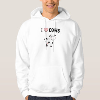 Moletom Com Capuz Eu Adoro Vacas