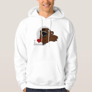 Moletom Com Capuz Eu amo a camisola dos ursos