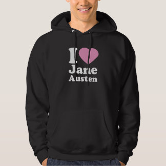 Moletom Com Capuz Eu amo o Hoodie de Jane Austen