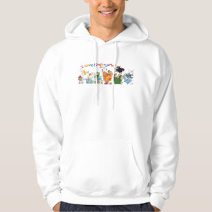 Moletom Com Capuz Eu amo o Hoodie do jardim de infância