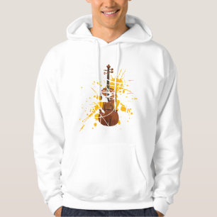 Moletom Com Capuz Eu amo o violino