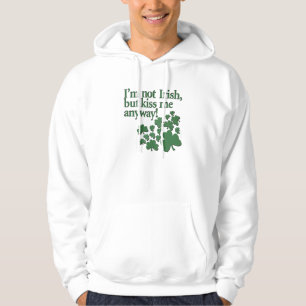 Moletom Com Capuz Eu não sou irlandês, mas beijo-me de qualquer