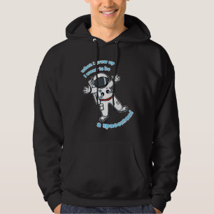 Moletom Com Capuz Eu quero ser um astronauta!