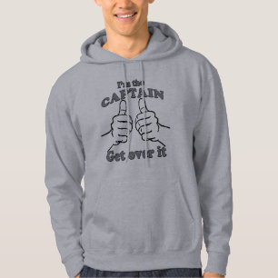 Moletom Com Capuz Eu sou O CAPITÃO obtenho sobre ele