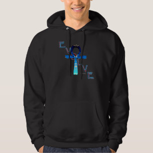 Moletom Com Capuz Evolua o Hoodie dos homens de Ankh