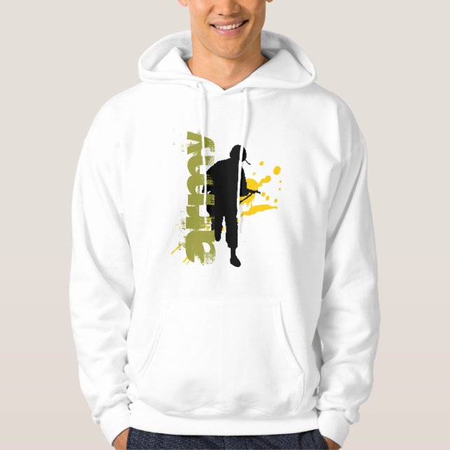 Moletom Com Capuz Exército (Frente)