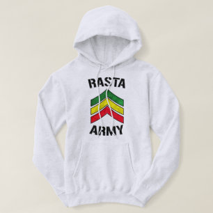 Moletom Com Capuz Exército de Rasta