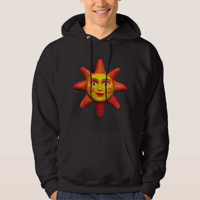 Moletom Com Capuz Face do Sol (Frente)