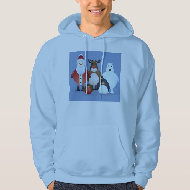 Moletom Com Capuz Feliz Natal (Frente)