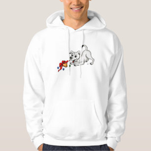 Moletom Com Capuz Feliz Natal! Puppy com Bell e Ball