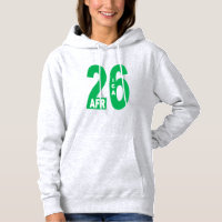 Moletom com capuz feminino cinza DESIGN  AFRICA 26